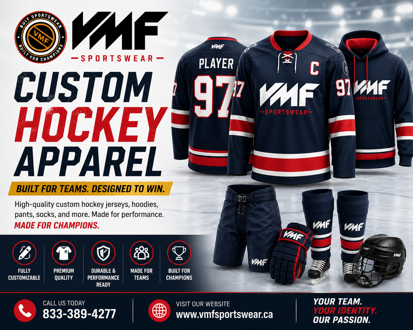 What Makes High-Quality Custom Hockey Apparel Stand Out?
