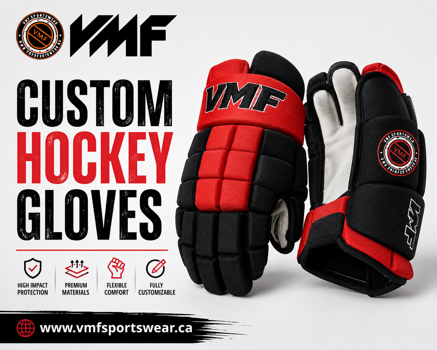 Custom Hockey Gloves: Design Options, Materials & Performance Benefits
