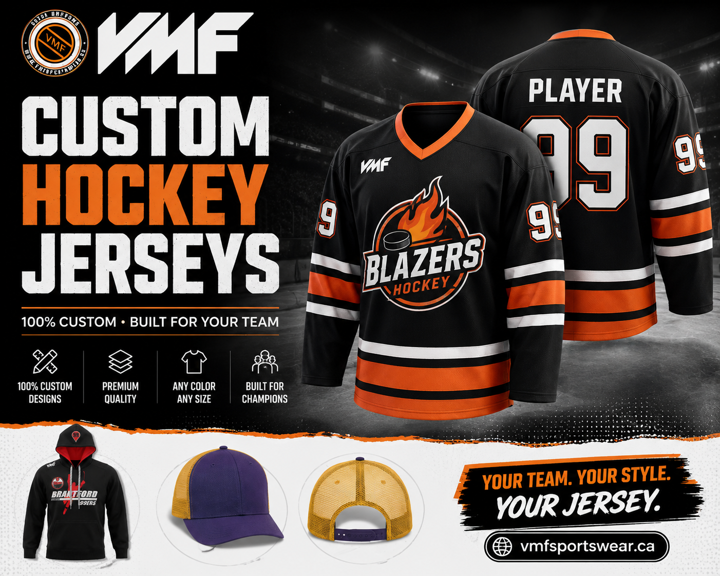 The Complete Process Behind Manufacturing Custom Hockey Jerseys