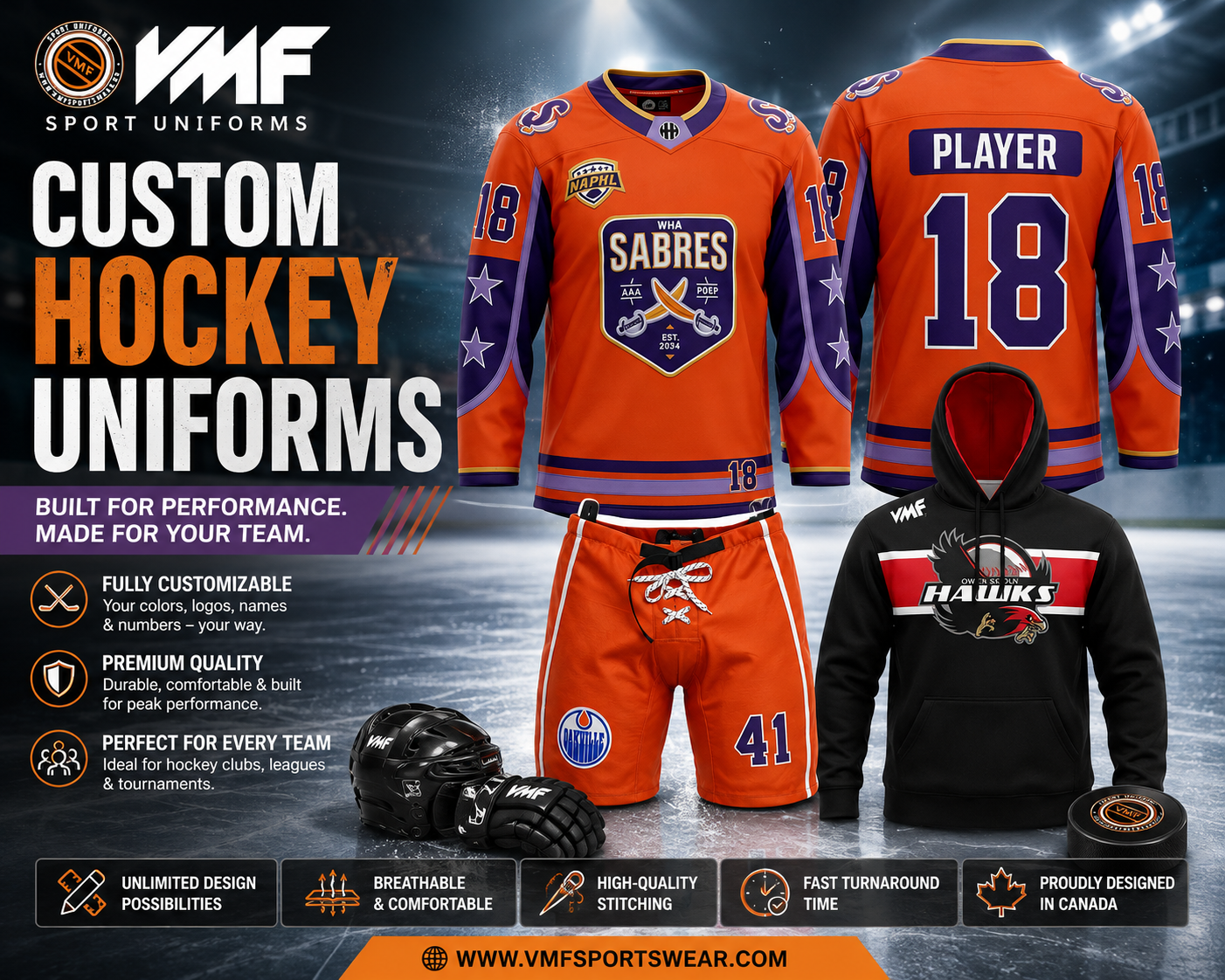 Custom Hockey Uniforms vs. Traditional Team Uniforms