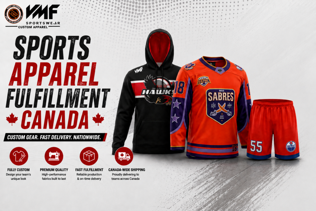 sports apparel fulfillment canada
