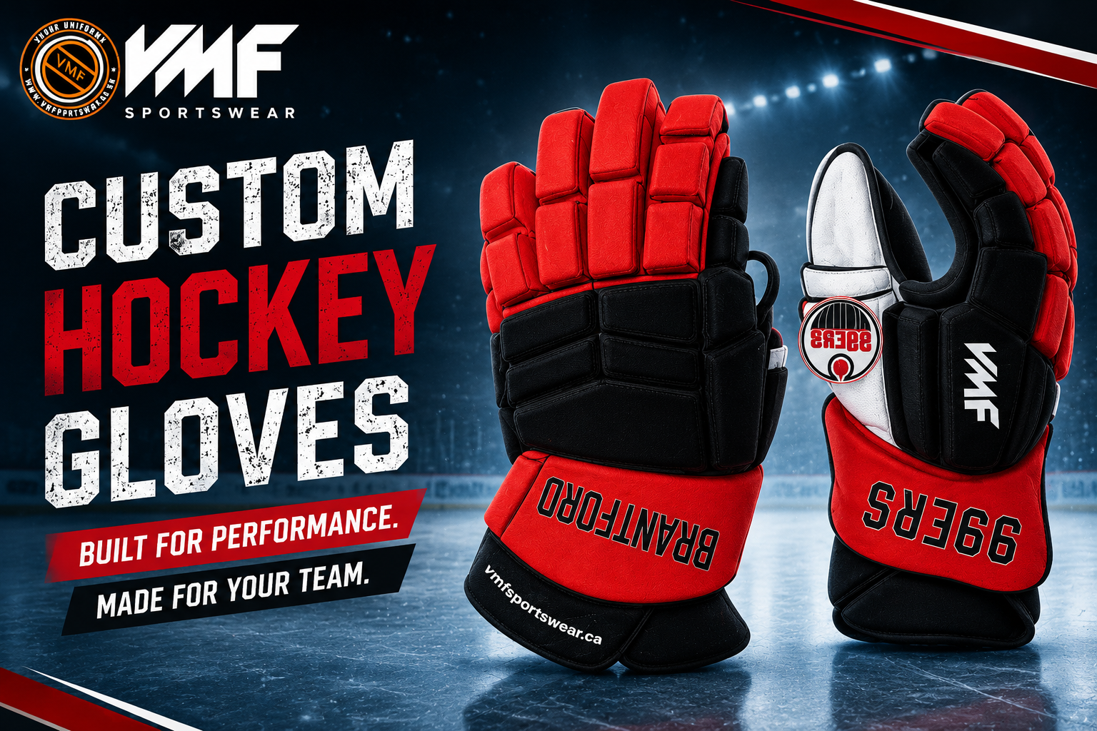 Custom Hockey Gloves and Protective Gear: Matching Performance with Style