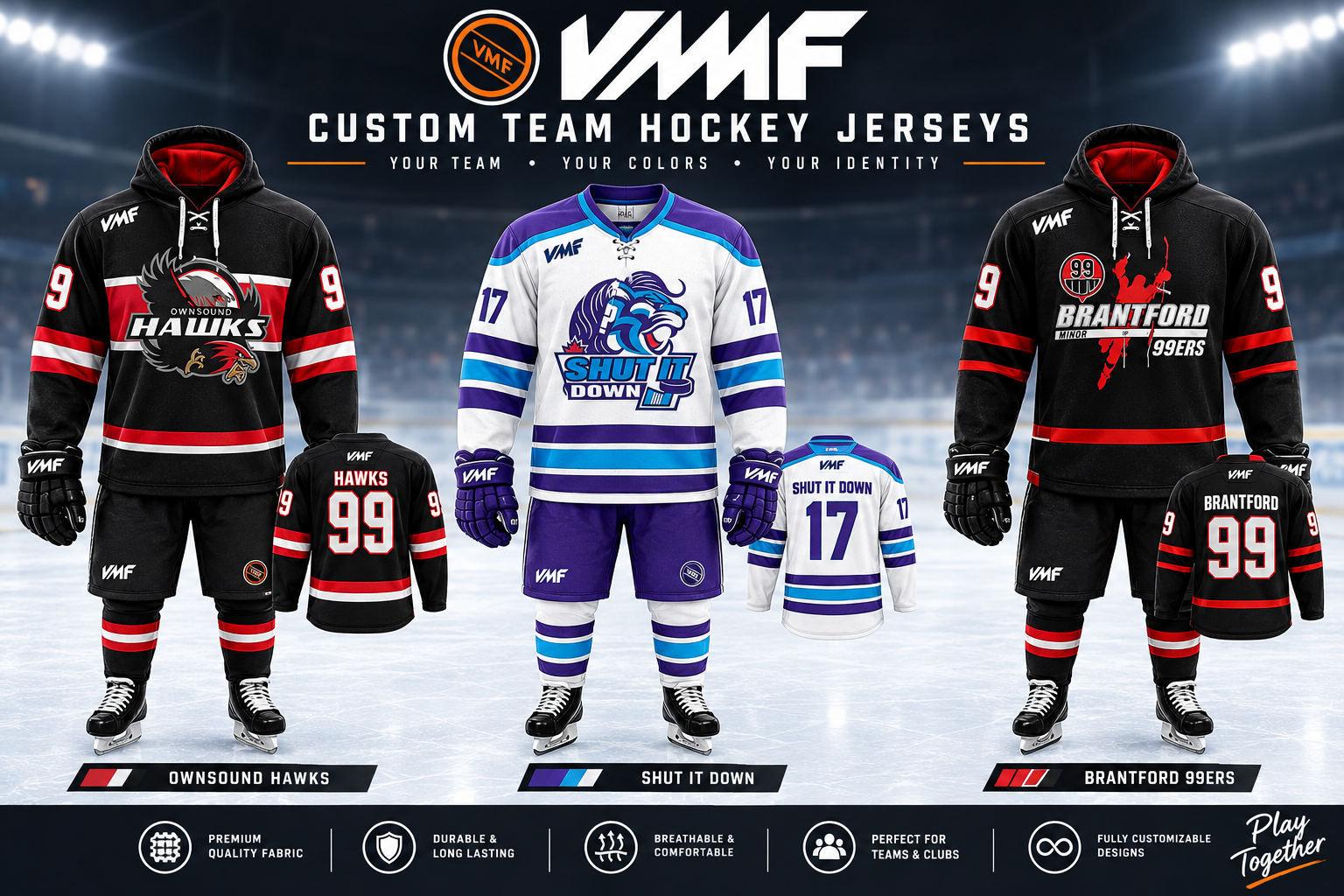 How to Order Custom Team Hockey Jerseys Online in Canada